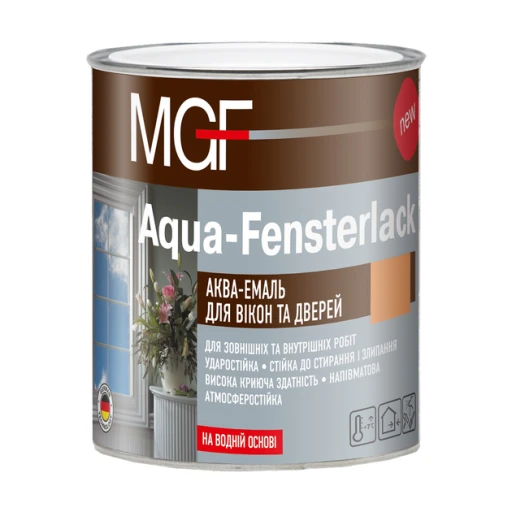 Фарба д/вікон і дверей MGF Agua-Fensterlack 0.75л