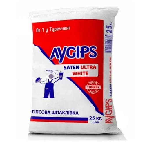 Сатенгіпс Aygips  Saten Ultra White  25кг