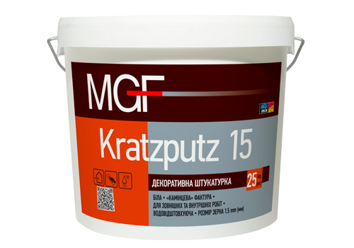 Штукатурка MGF Kratzputz 15 25кг 080 БАРАНЧИК